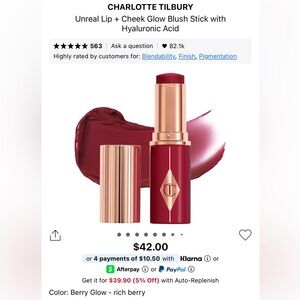 Charlotte Tilbury Berry Glow Lip & Cheek Stick